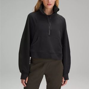 Scuba Oversized Funnel Neck Half Zip